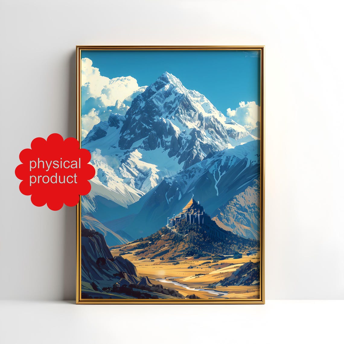 The Lord Of The Rings, Edoras Rohan Art Print
