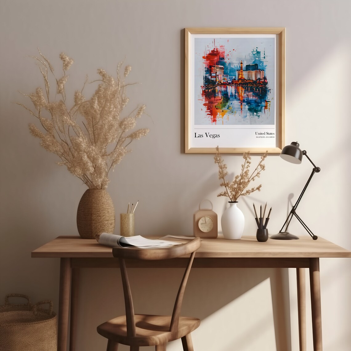 Las Vegas Nevada Travel Poster, Housewarming Gift - Image 4