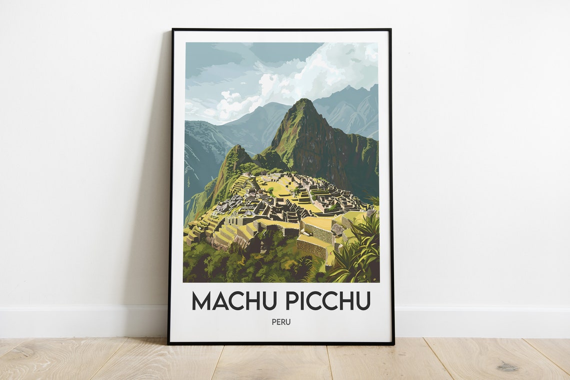 Machu Picchu Home Decor Wall Art Print