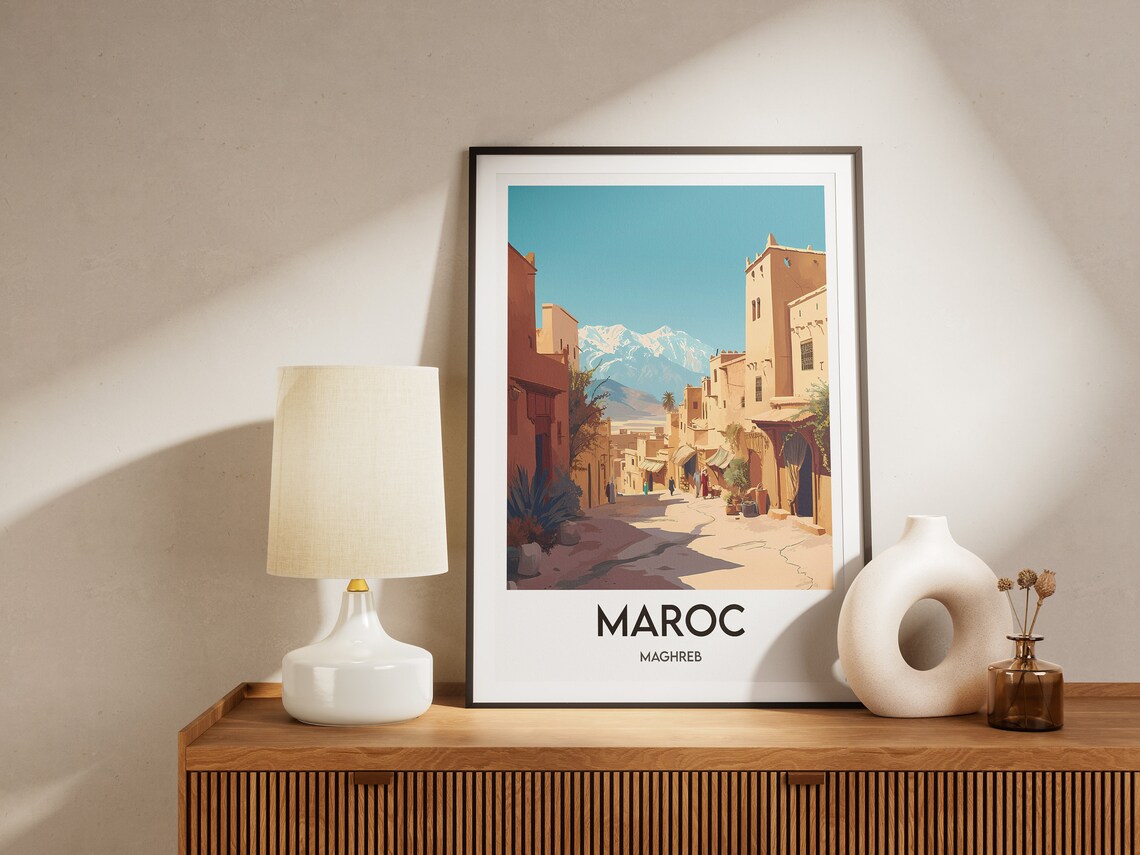Morocco Maghreb Poster Poster Illustration Artwork - Image 2