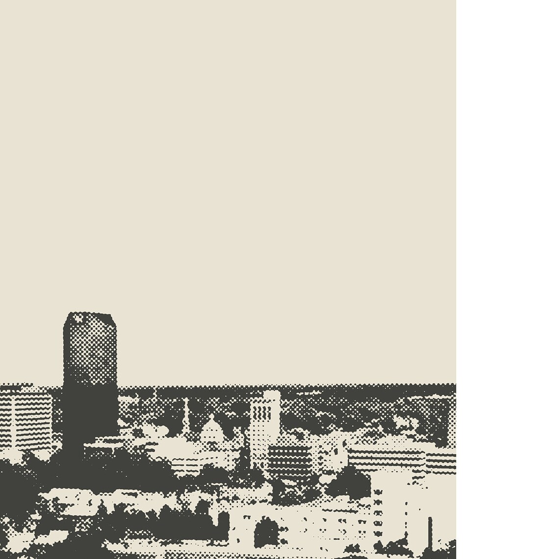 Lexington Skyline, Kentucky Minimalist Art Print - Image 2