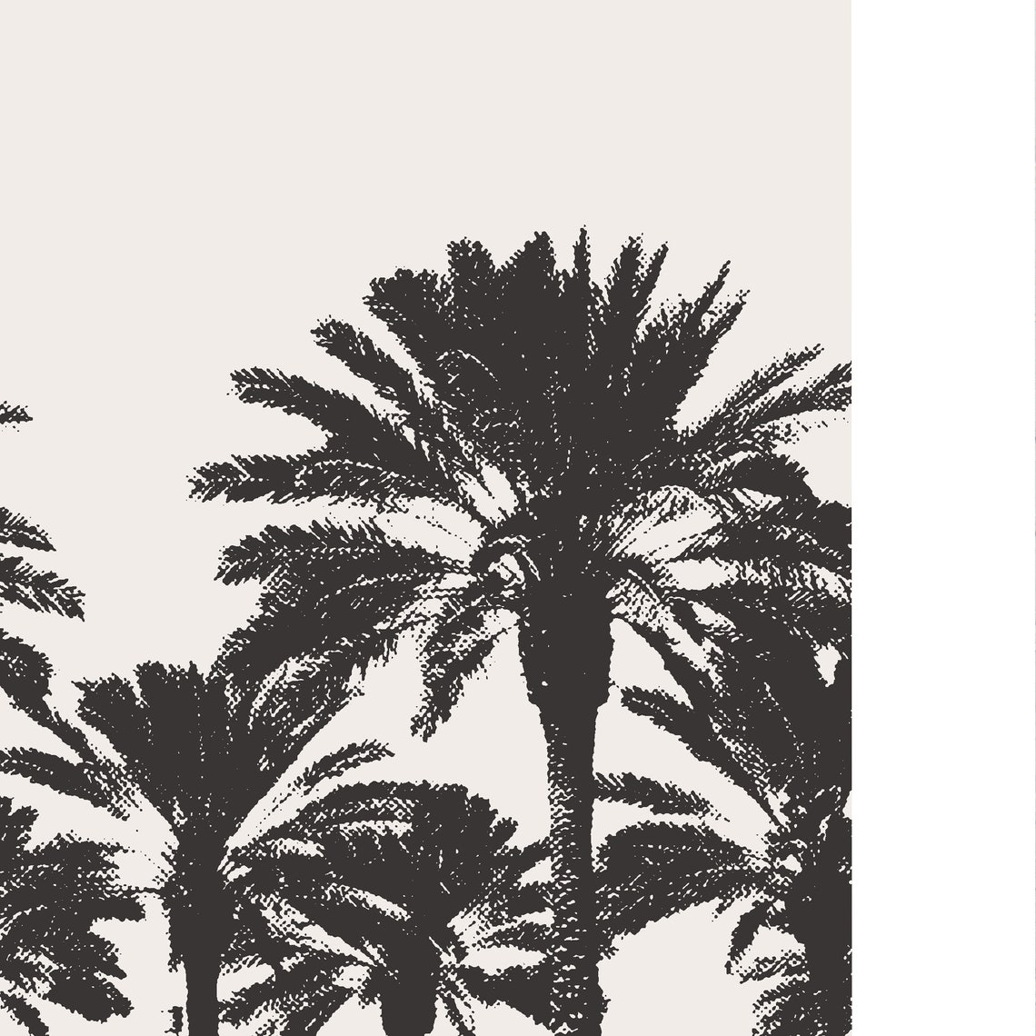 Orlando FL Downtown Florida Palms, Minimalist Travel Poster - Image 3