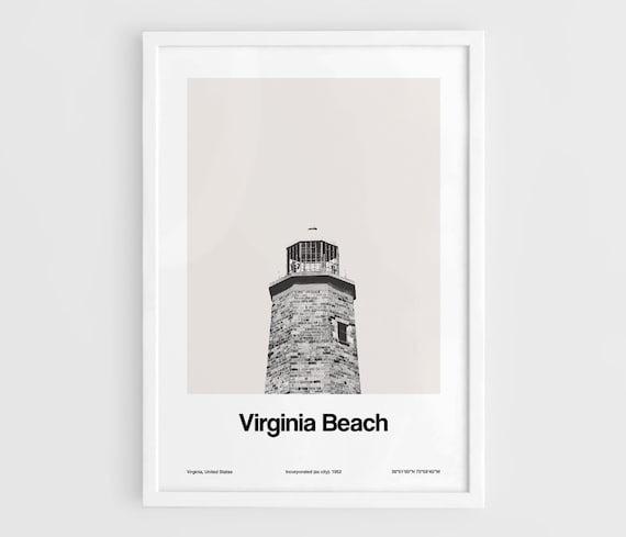 Virginia Beach Lighthouse, Old Cape Henry Art Print