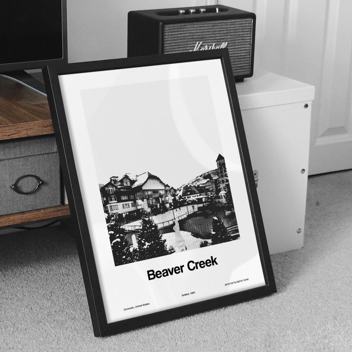 Beaver Creek Winter Village, Colorado Mountains Poster - Image 3