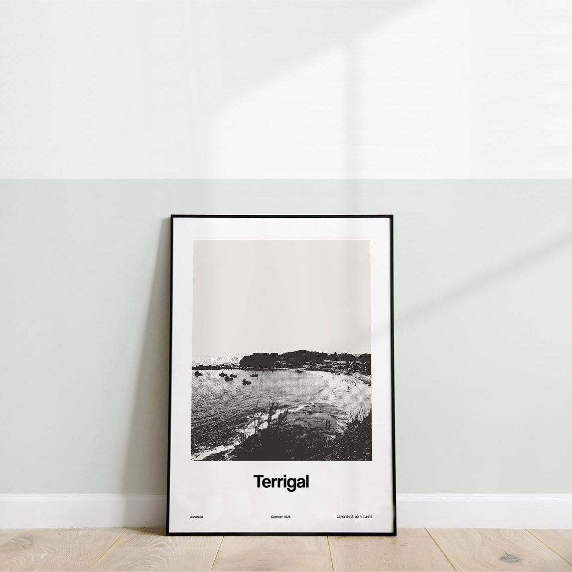 Terrigal Minimalist Travel Poster, Central Coast NSW - Image 2