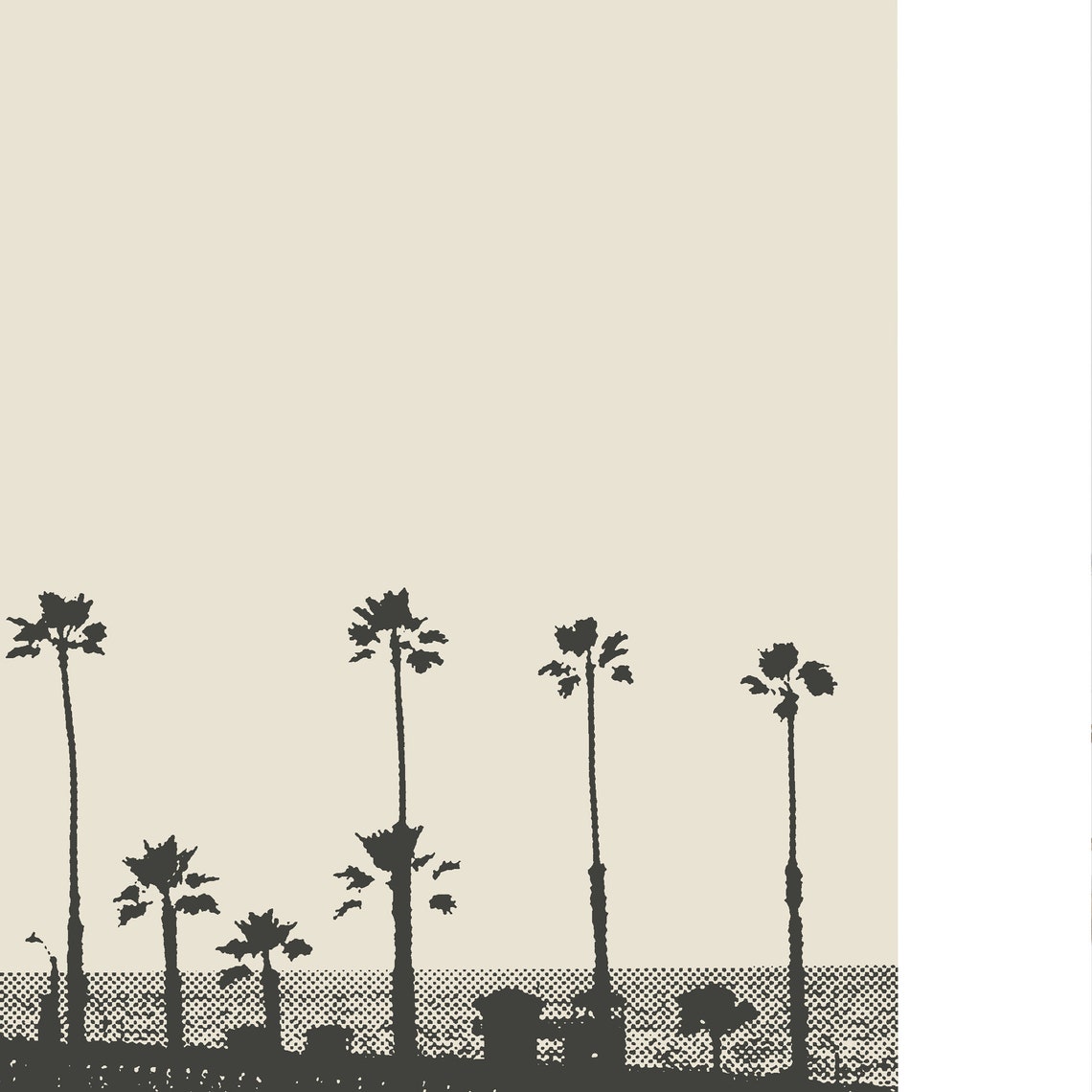 Oceanside California Minimalist City Print, Art Print - Image 2