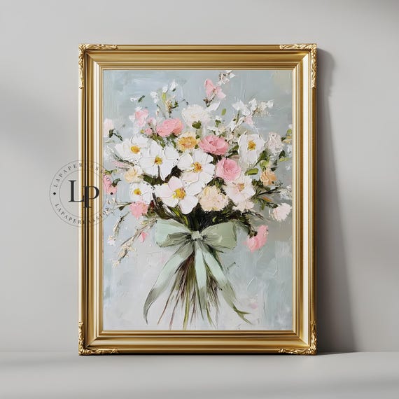 Wildflowers Print, Botanical Home Decor Artwork