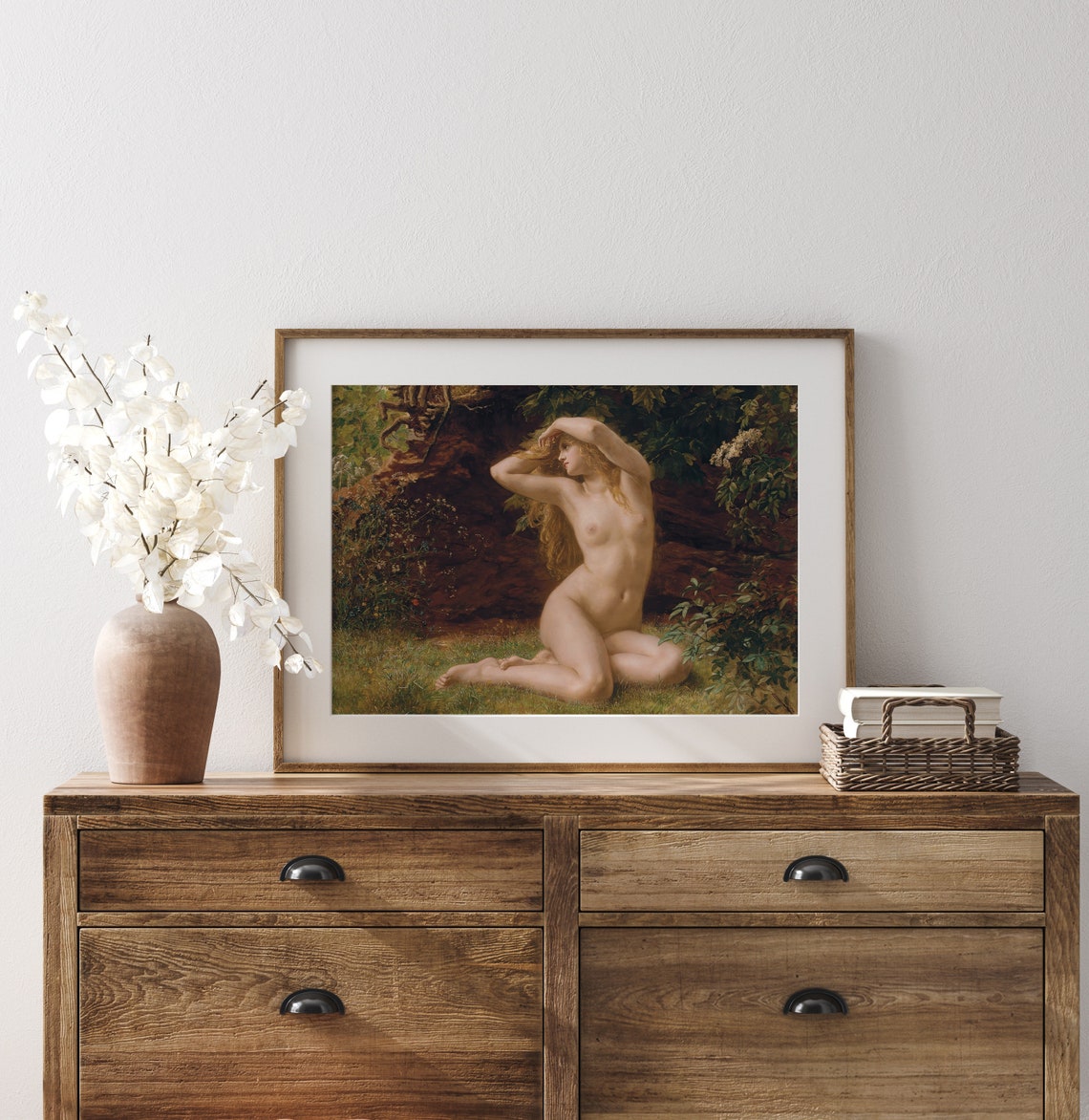 The Awakening Of Eve Fine Art Print Eve Art Print Vintage Nude Figure Art Vintage Nude Painting Woman Nude Figure Painting Da21 - Image 3