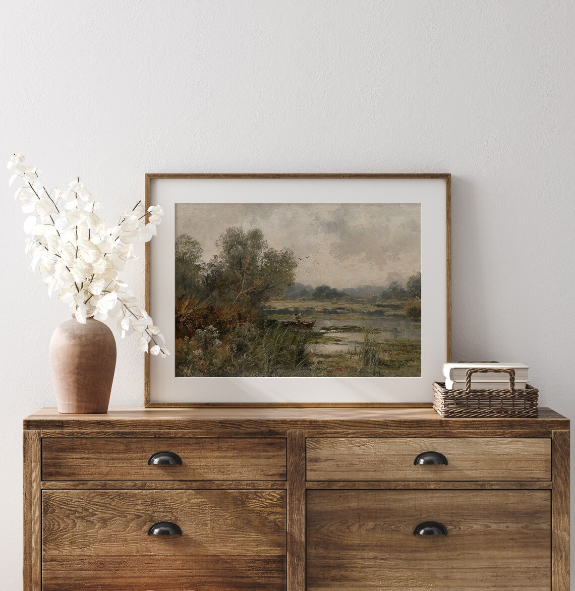 Autumn Fishing Autumn Wall Art Moody Autumn Painting Fall Art Prints Autumn Painting Fall Painting L78 - Image 3