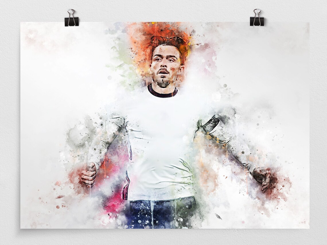 Jack Grealish England Football Art Print
