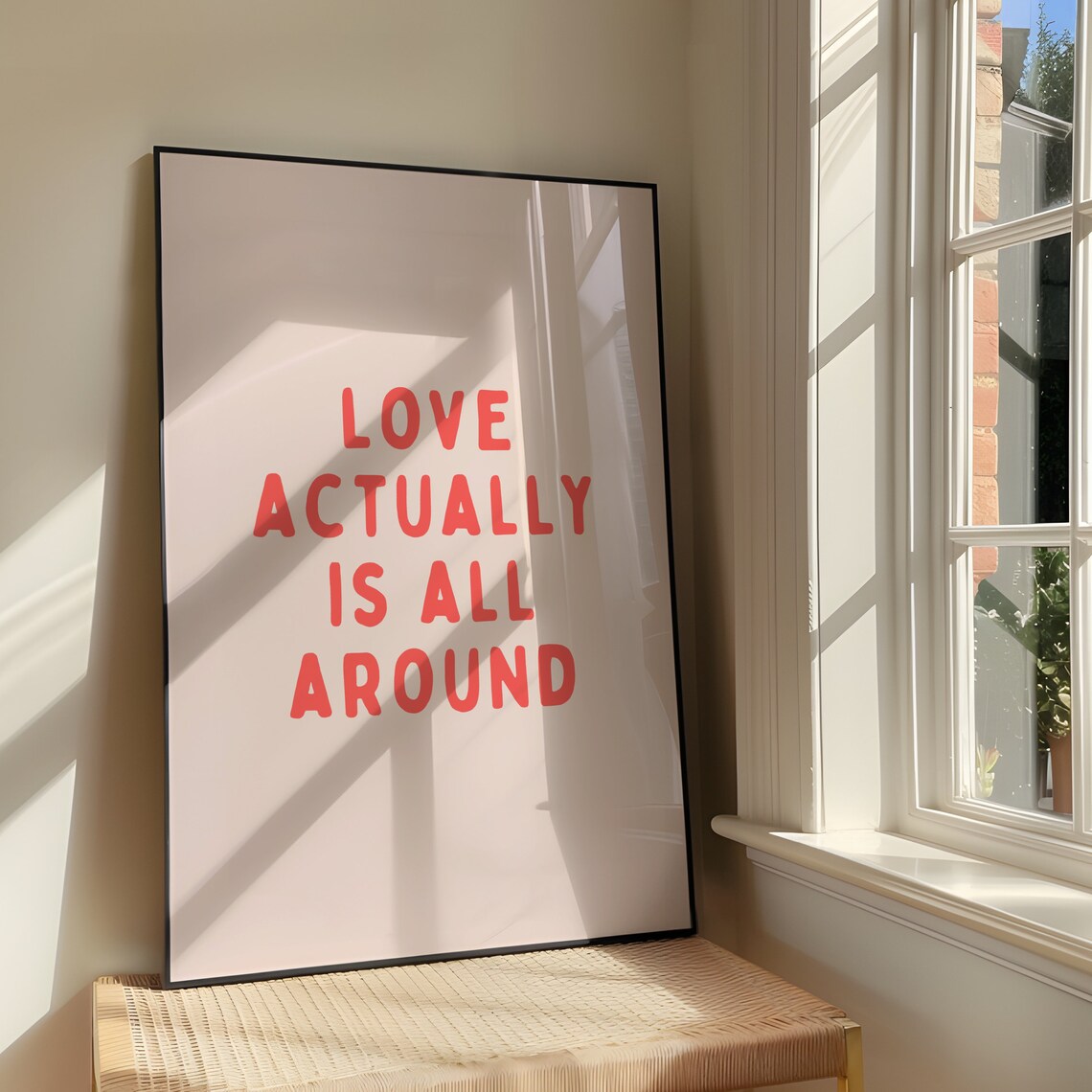 Love Actually Bold Sassy Romantic Film Art Print