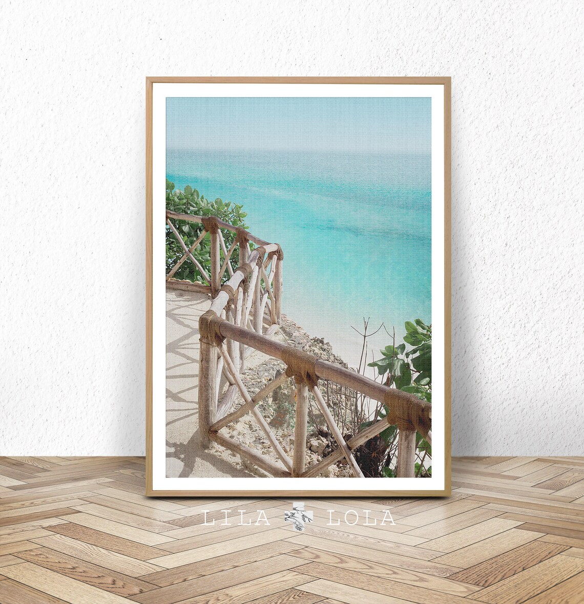Beach Photography Print, Turquoise Ocean Coastal Art