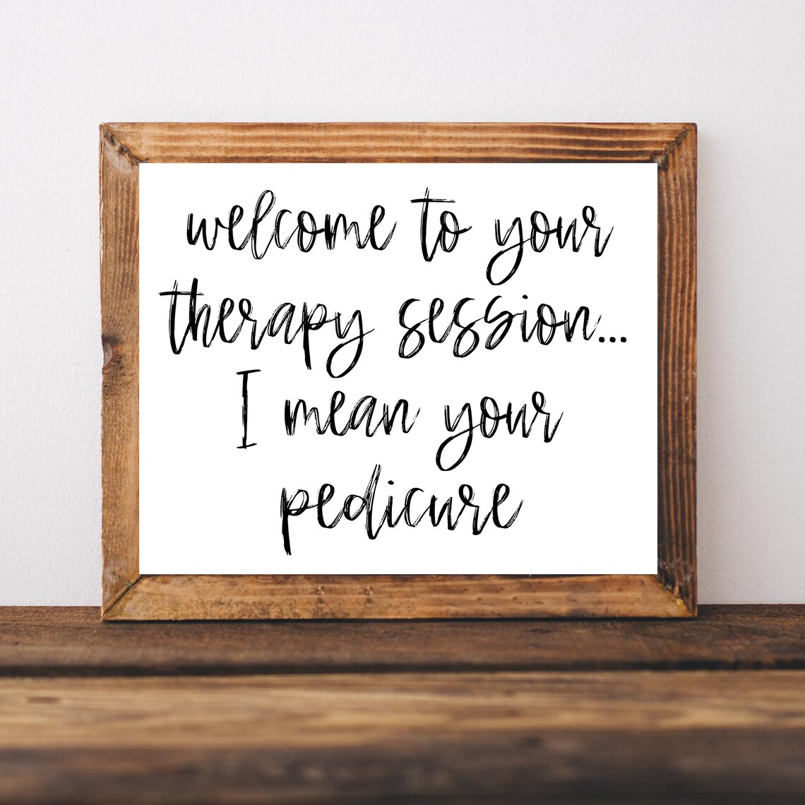Nail Salon Decor Pedicure Beauty Spa Sign Art