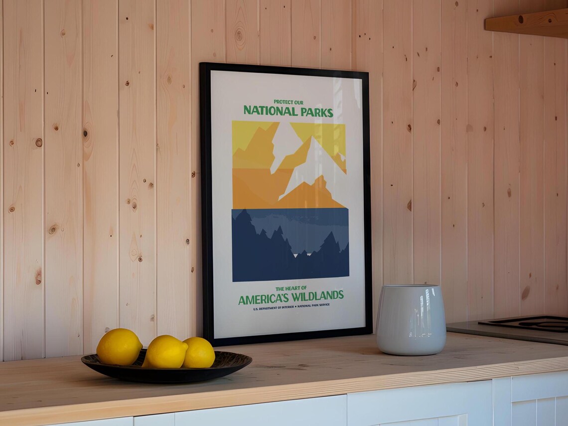 Protect Our National Parks Heart Of Americas Wildlands Poster - Image 2