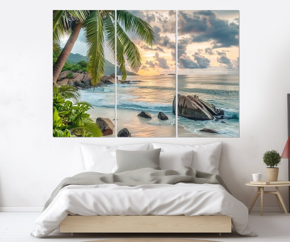 Scenic Tropical Beach, Tropical Ocean Art Print - Image 4