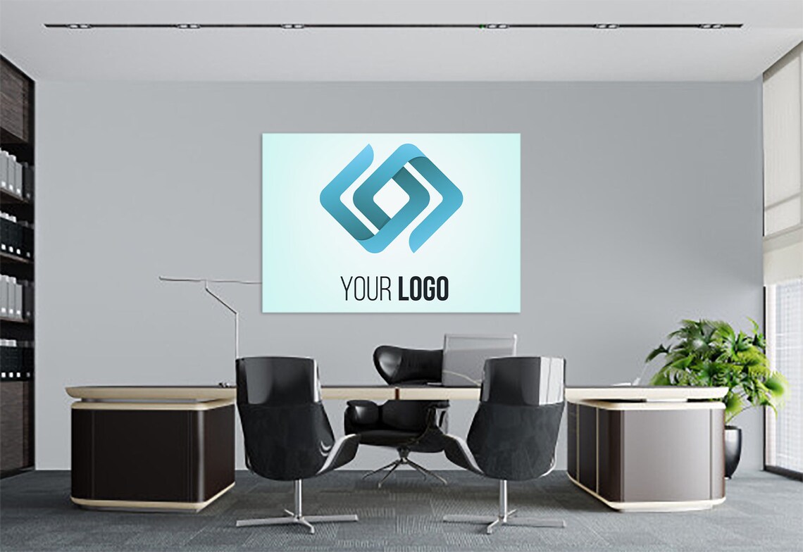 Custom Company Logo Sign Personalized Business Branding Office Poster - Image 3