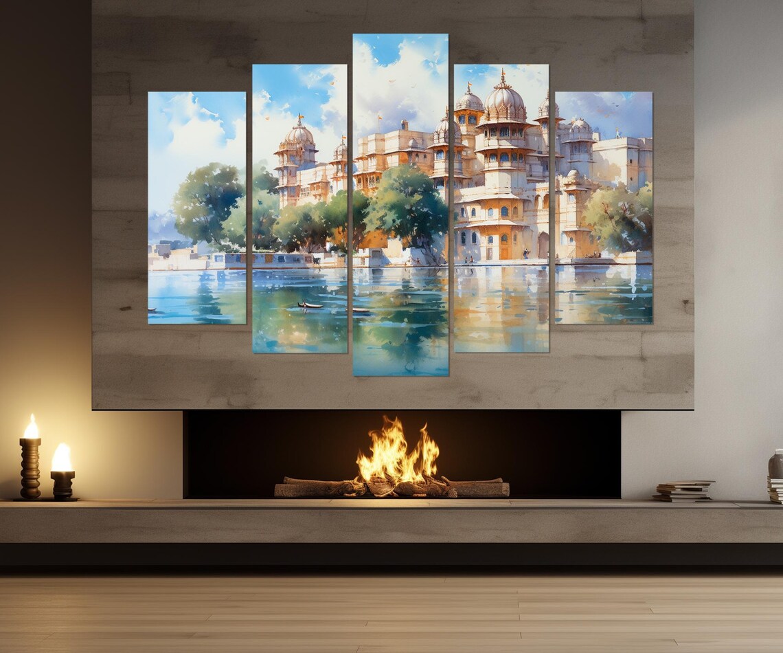 Udaipur City Palace Abstract Art Print, India - Image 3