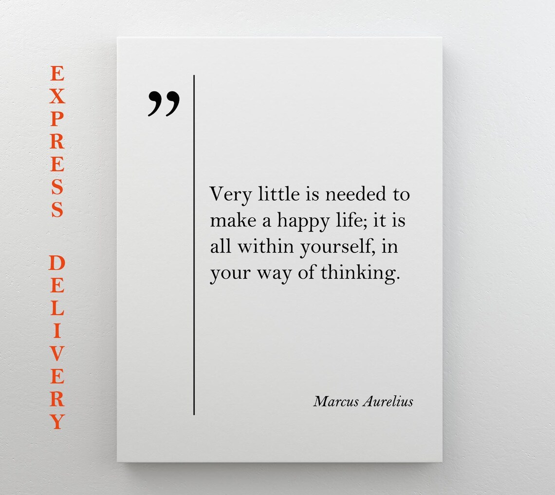 Marcus Aurelius Art Marcus Aurelius Quote Positive Quotes Marcus Aurelius Wall Art Marcus Aurelius Print Aurelius Art Friend Gift