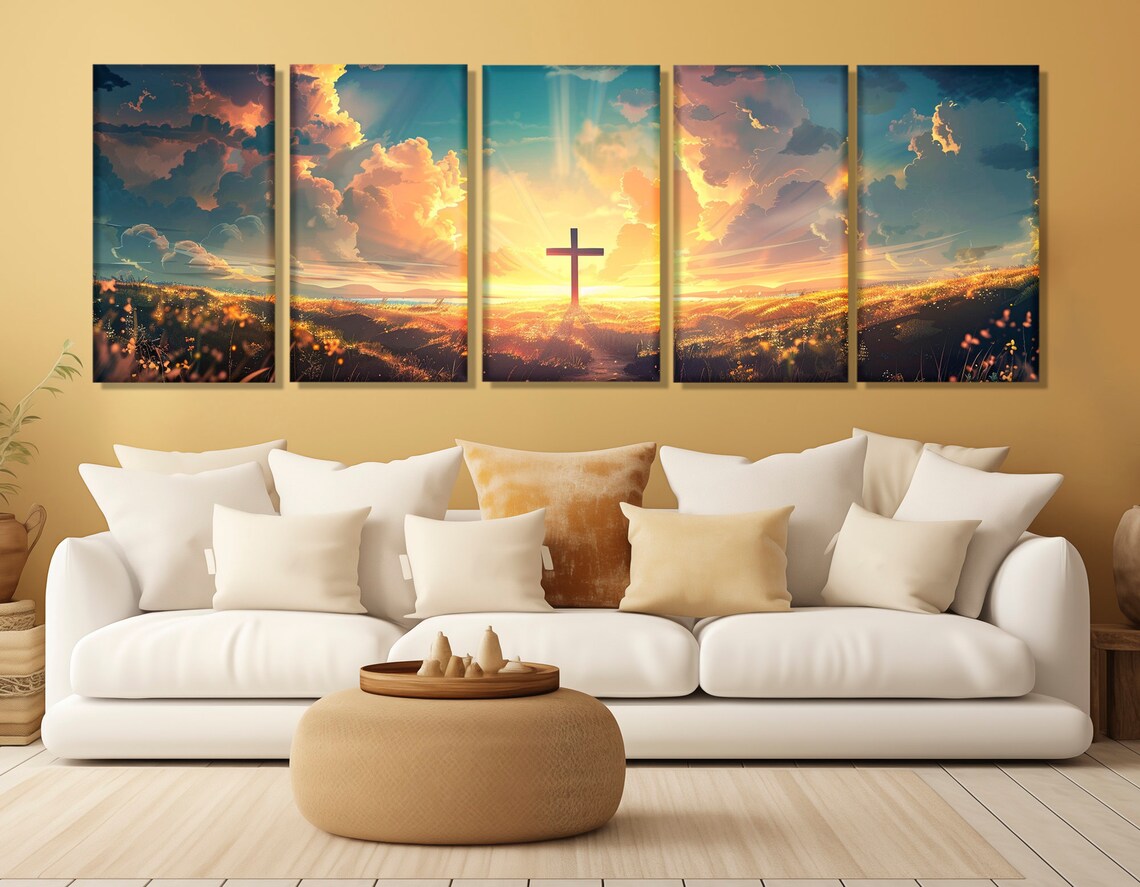 The Power Of The Cross Christian Wall Art Print - Image 2