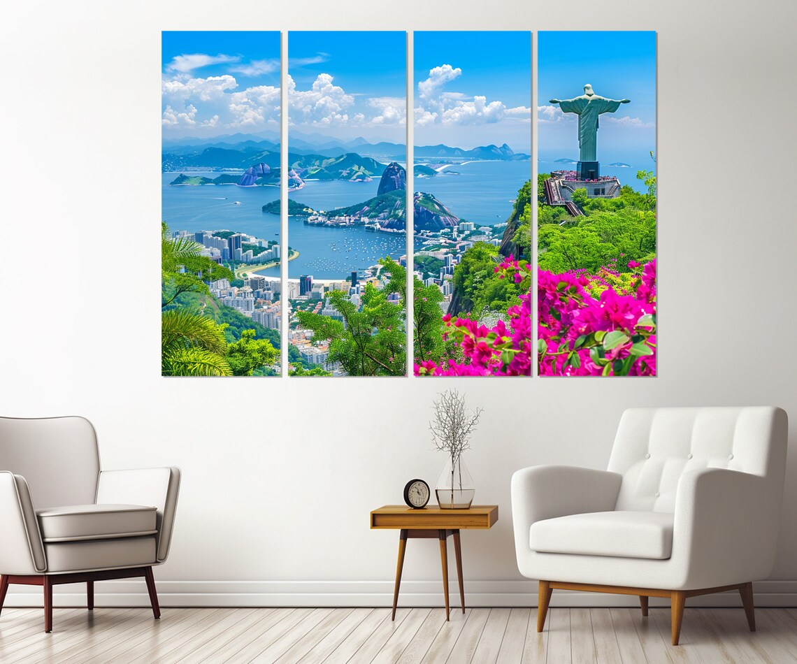 Rio De Janeiro Abstract Wall Art Print, Brazil - Image 3