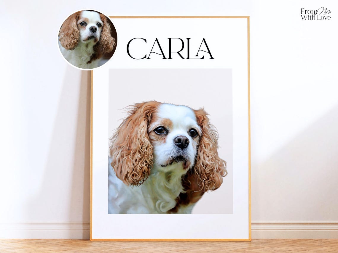 Personalized Watercolor Pet Portrait