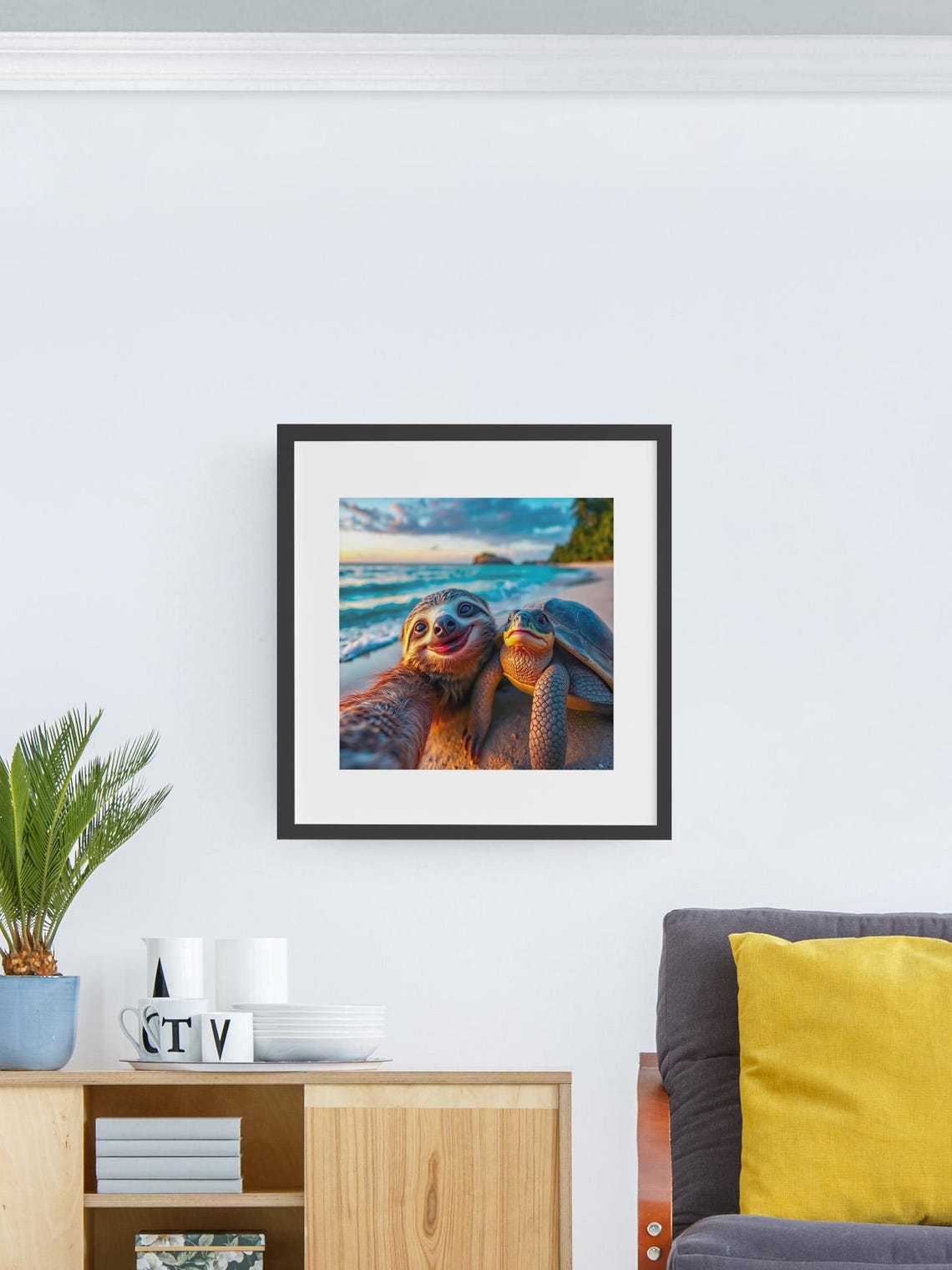 Sloth Poster Gift for Animal Lovers, Funny Nursery Decor - Image 4