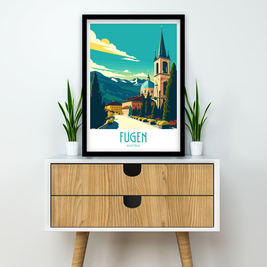 Fugen Travel Print Fugen Home Dcor Fugen Austria Art Print Fugen Austria Room Print For Fugen Gift Wall Art Fugen Wall Decor Fugen Scenic - Image 4
