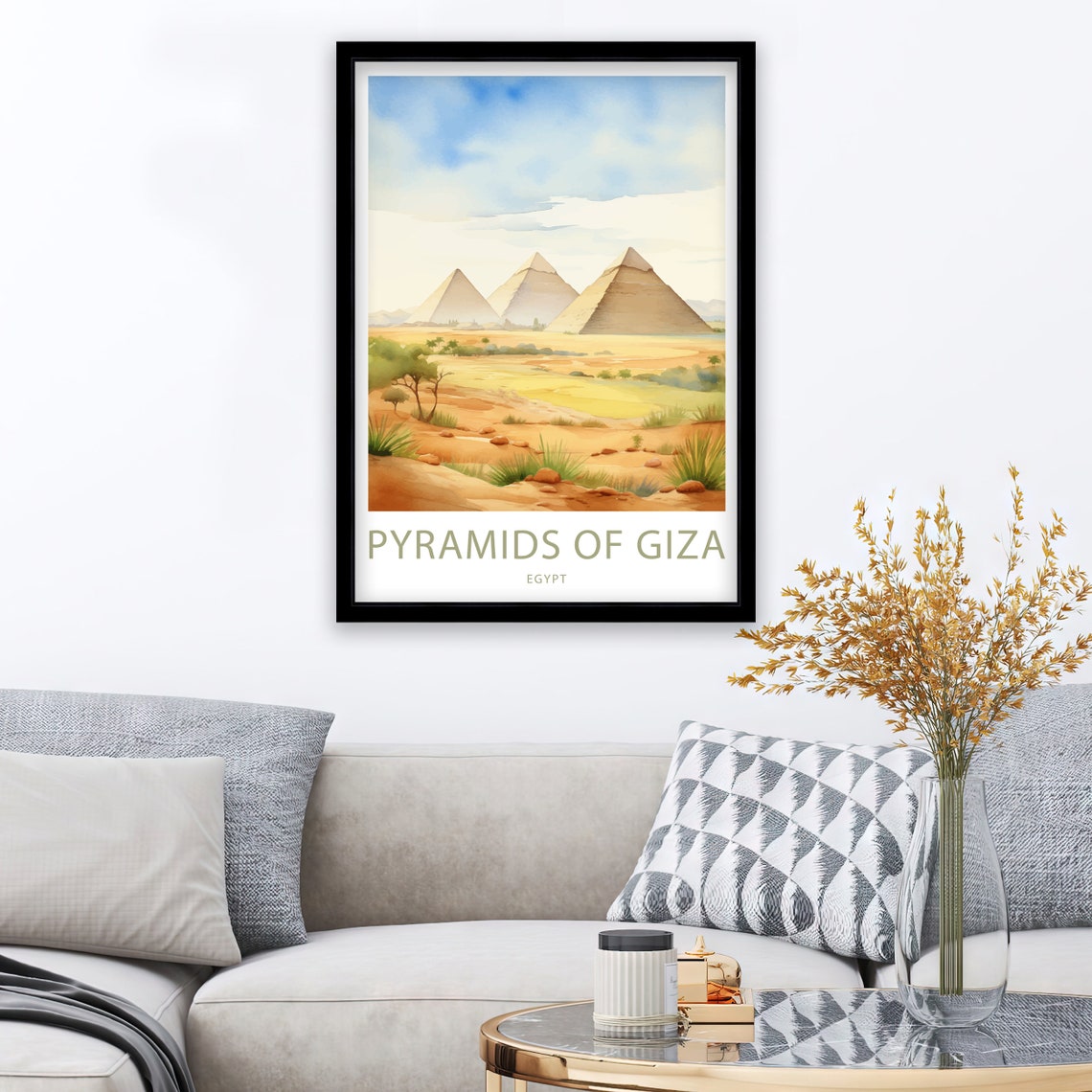 Pyramids Of Giza Print Pyramids Of Giza Poster Home Dcor Pyramids Of Giza Wall Art Pyramids Of Giza Wall Decor Pyramids Of Giza Poster - Image 2