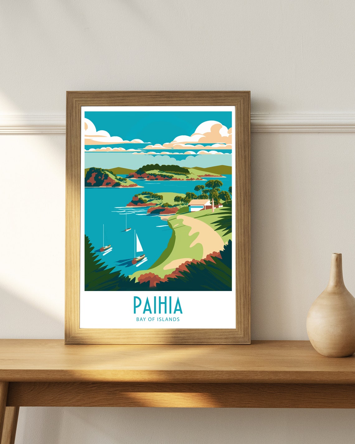 Paihia Travel Print Paihia Home Dcor Paihia New Zealand Art Print Paihia Room Print For Paihia New Zealand Gift Paihia Wall Decor Paihia - Image 4