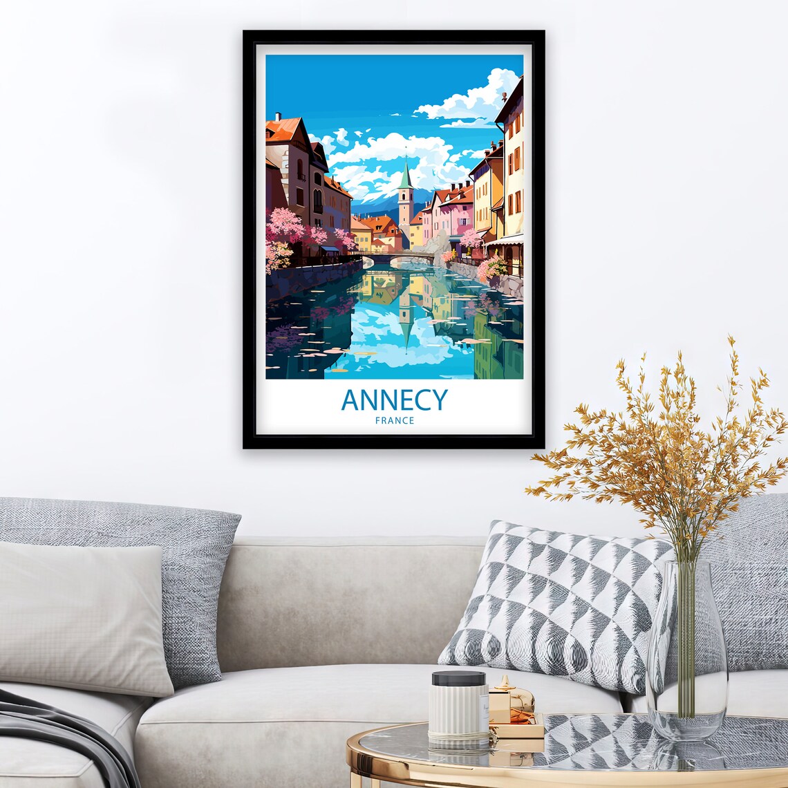 Annecy Travel Poster, France Wall Decor - Image 5