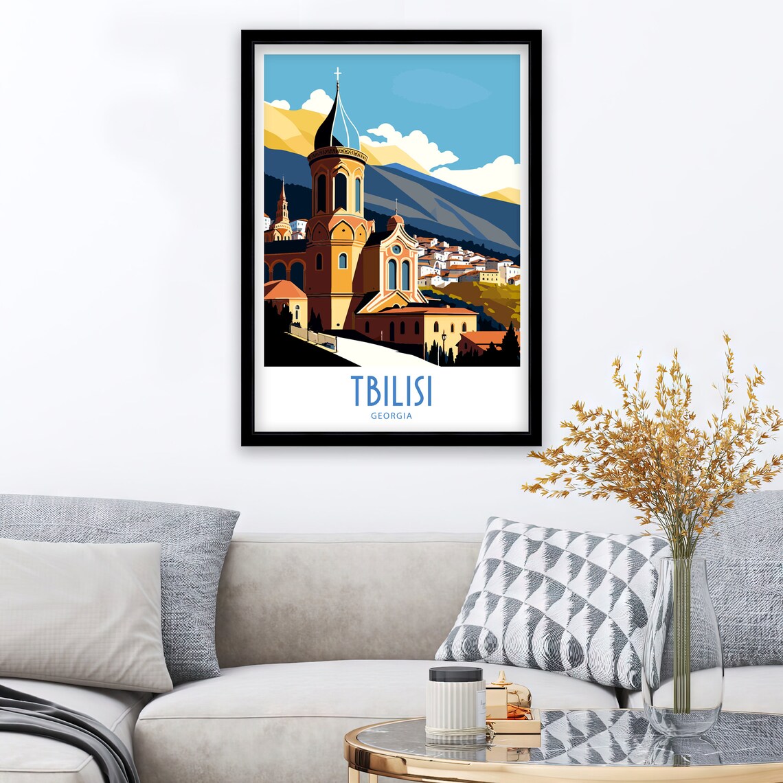 Tbilisi Travel Poster, Georgia City Wall Art - Image 4