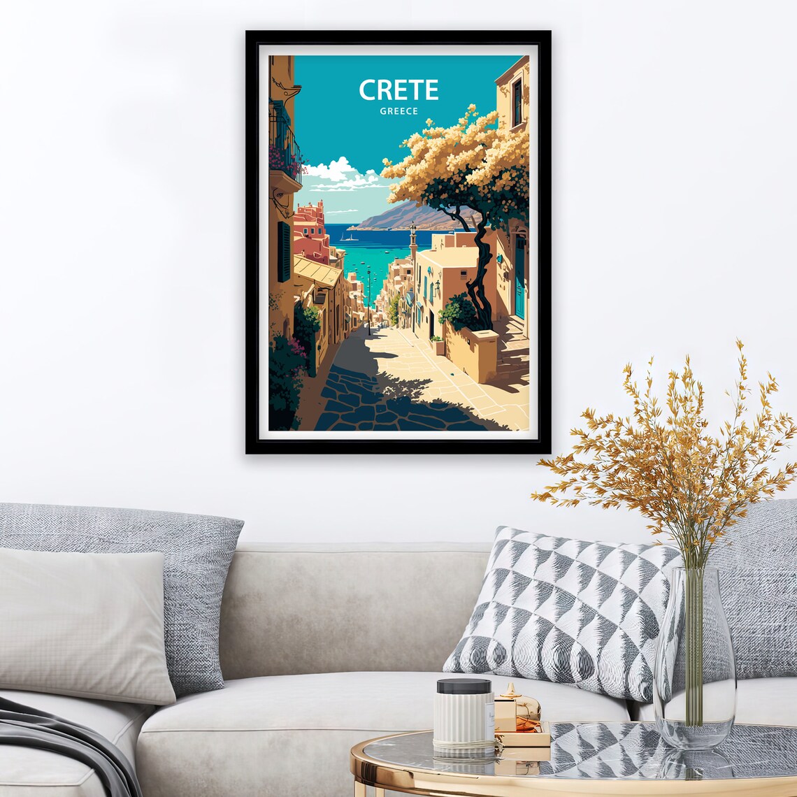 Crete Travel Poster, Greece Travel Art Print - Image 2