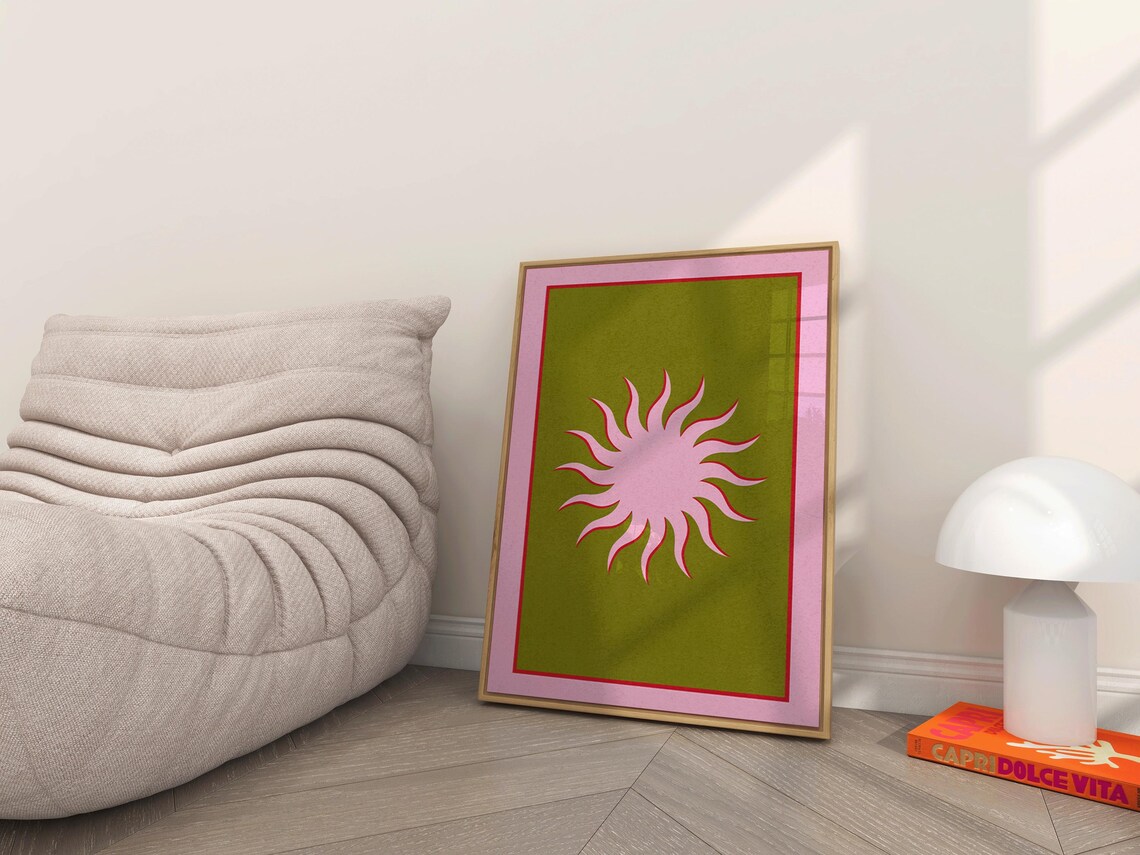Sun Celestial - Minimalist Travel Poster - Image 3