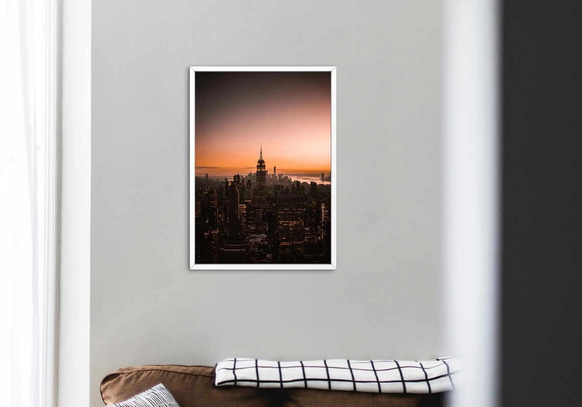 New York Skyline At Sunset, Cityscape Photography - Image 3