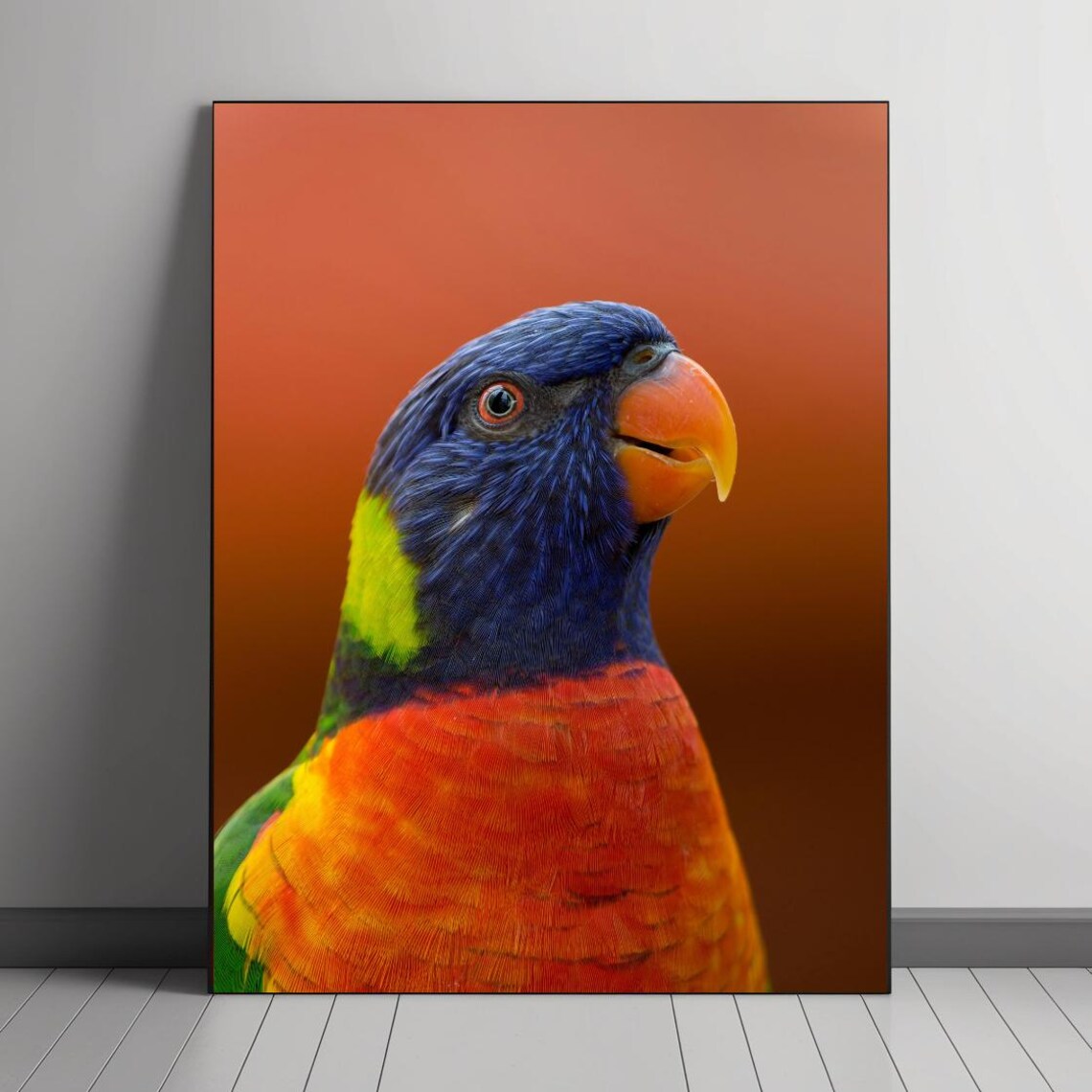 Parrot Wall Art, Nature-Themed Bird Photography