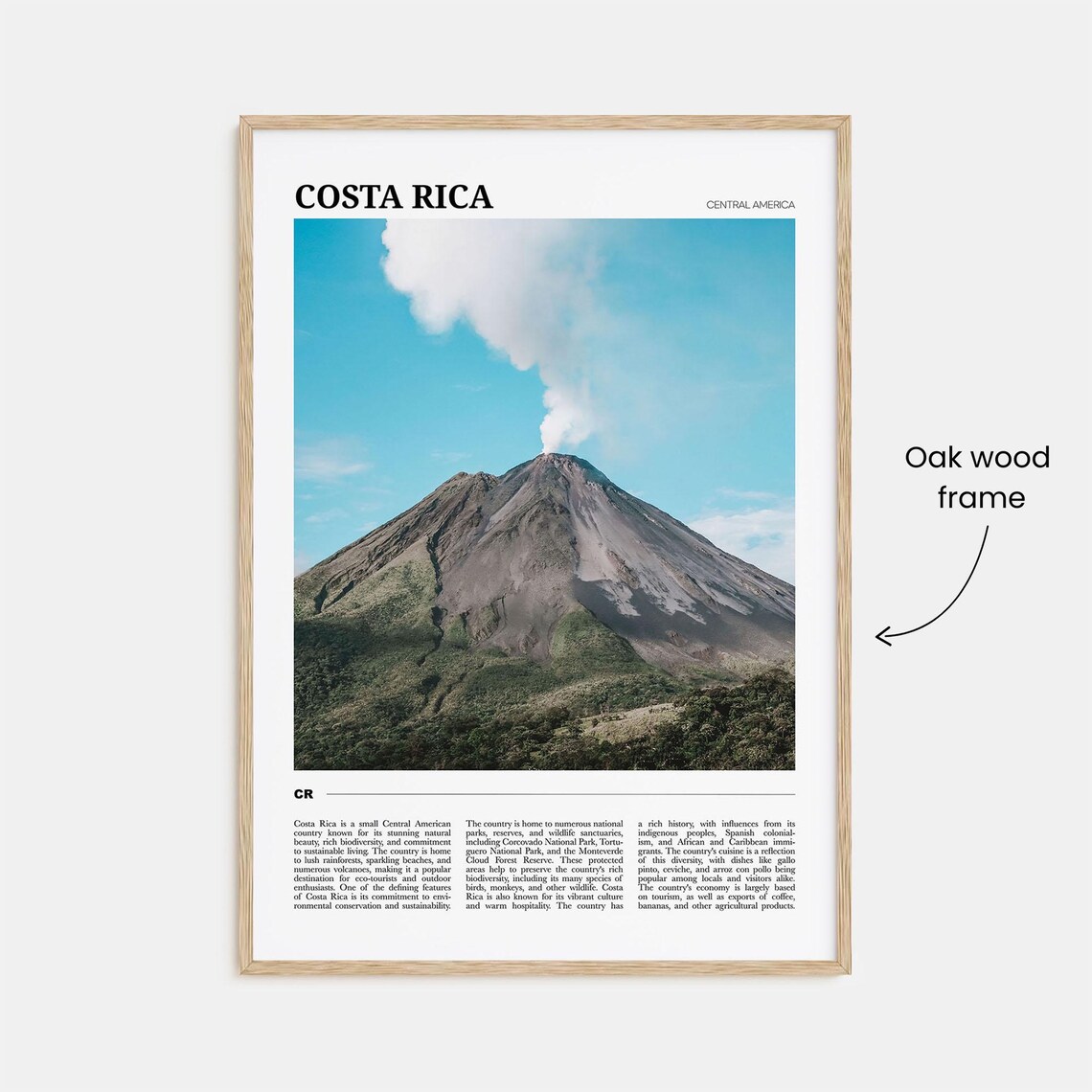 Costa Rica Wall Art Central America Travel Poster - Image 3