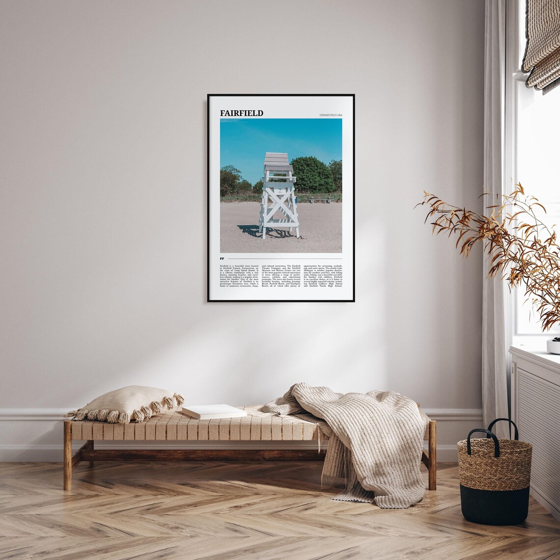 Fairfield Travel Poster, Connecticut USA Wall Art - Image 4