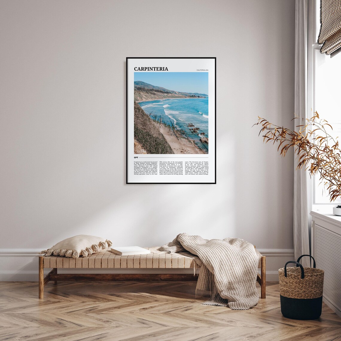 Carpinteria Travel Poster, California Coastal Art Print - Image 4