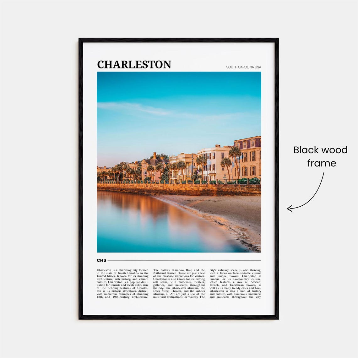 Charleston South Carolina Travel Poster No 3 Charleston South Carolina Wall Art Charleston South Carolina Poster Print Photo Decor Usa - Image 2