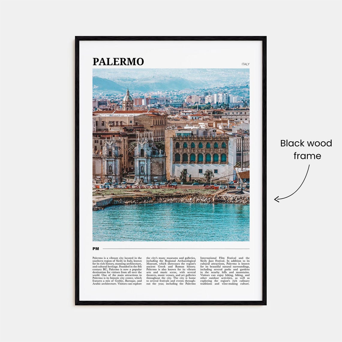 Palermo Photo Italy Wall Art Print - Image 2
