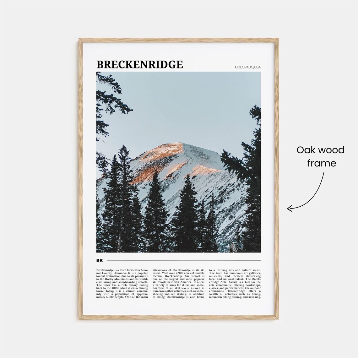 Breckenridge Travel Poster, Colorado USA Art Print - Image 3