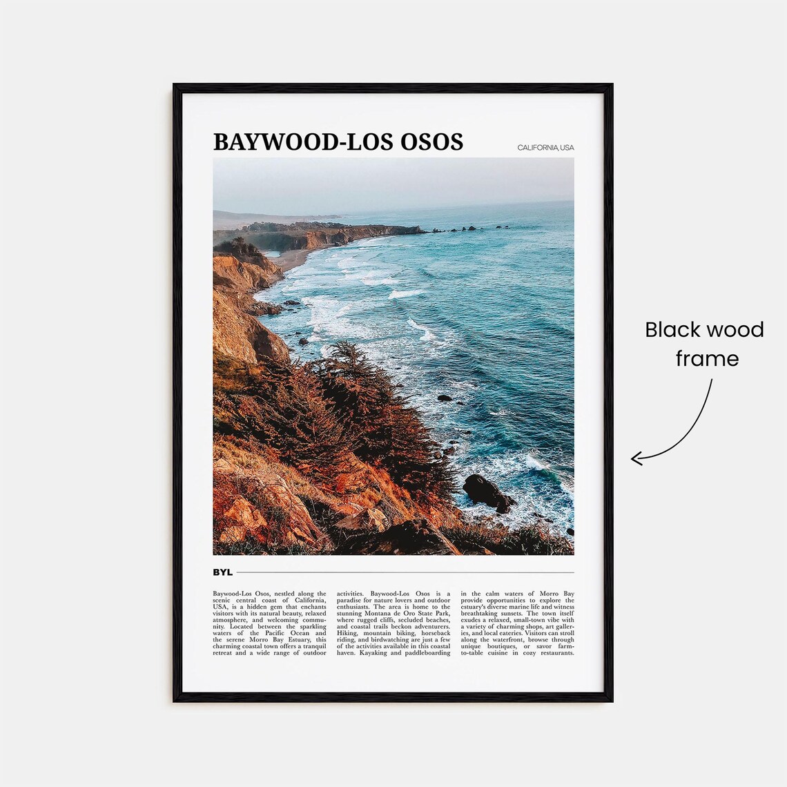 Baywood Los Osos Travel Poster, California Coast - Image 2