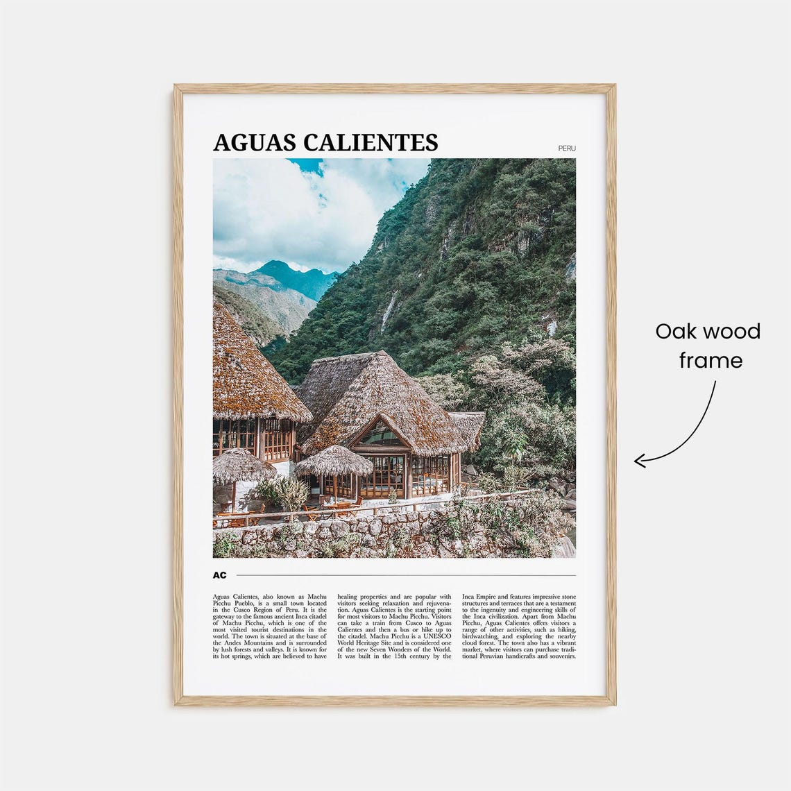 Aguas Calientes Peru Andes Cloud Forest Lodge Retreat View Poster - Image 3