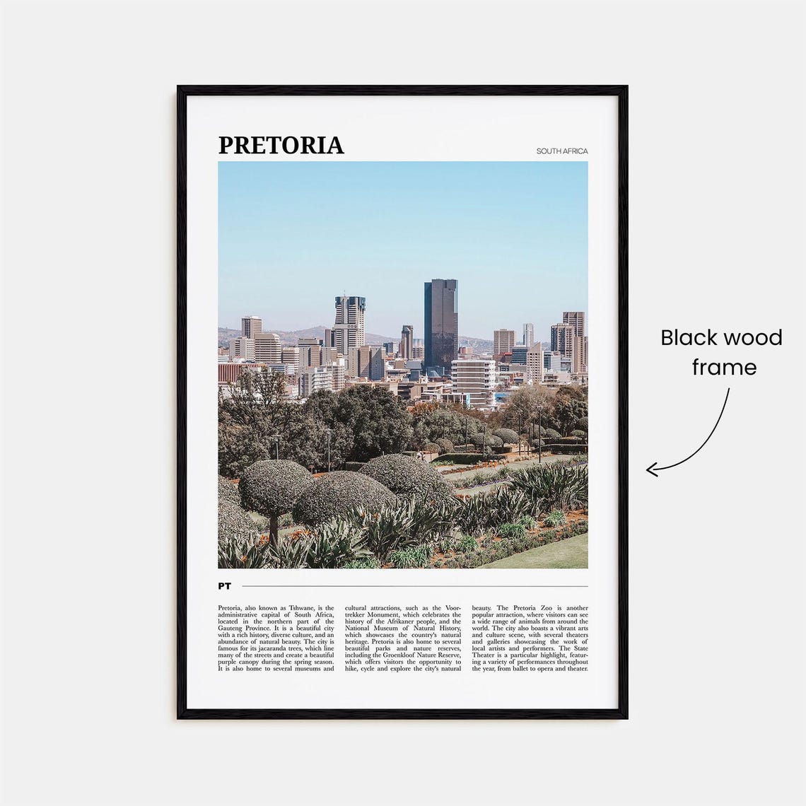 Pretoria Travel Poster Pretoria Wall Art Pretoria Poster Print Pretoria Photo Pretoria Decor South Africa - Image 2