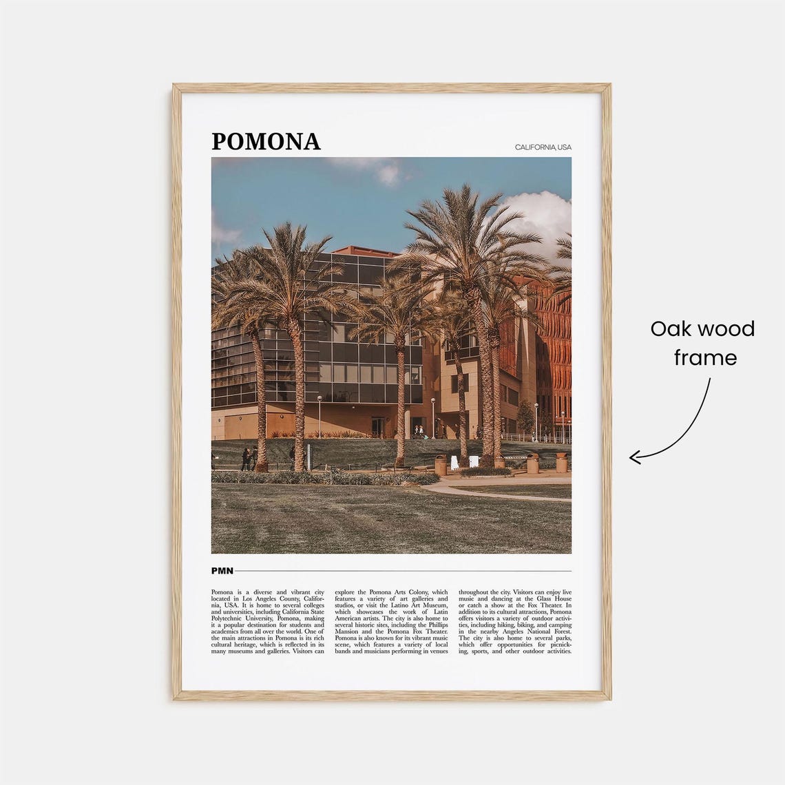 Pomona Travel Poster Pomona Wall Art Pomona Poster Print Pomona Photo Pomona Decor California Usa - Image 3