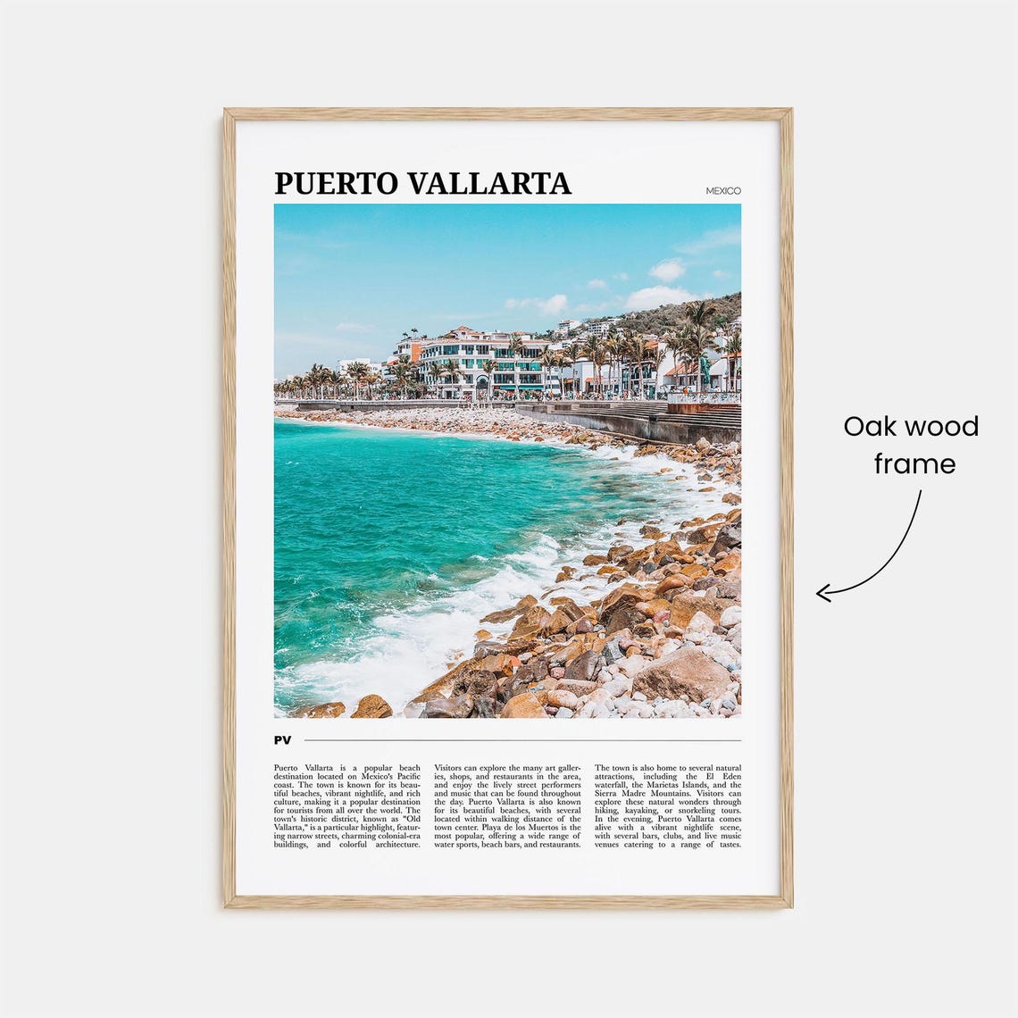 Puerto Vallarta Travel Poster Puerto Vallarta Wall Art Puerto Vallarta Poster Print Puerto Vallarta Photo Puerto Vallarta Decor Mexico - Image 3