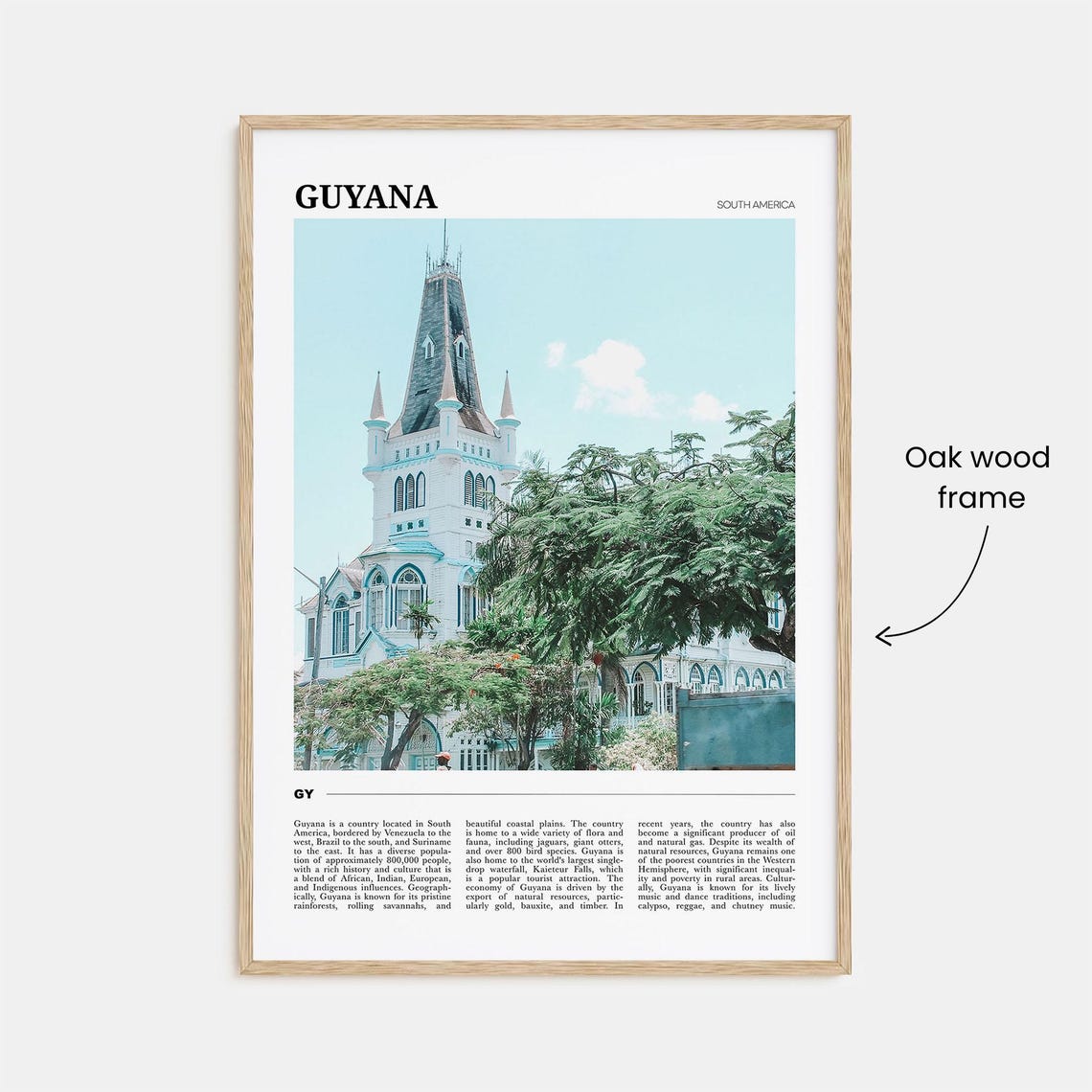 Guyana South America Travel Poster - Image 3