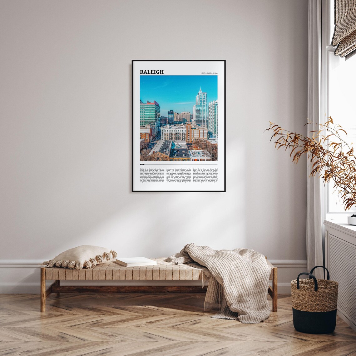 Raleigh Travel Poster, North Carolina Wall Art - Image 4