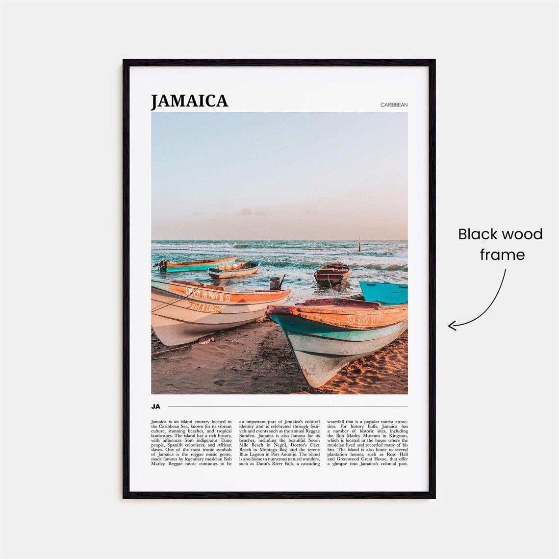 Jamaica Poster Print Caribbean Travel Poster - Image 2