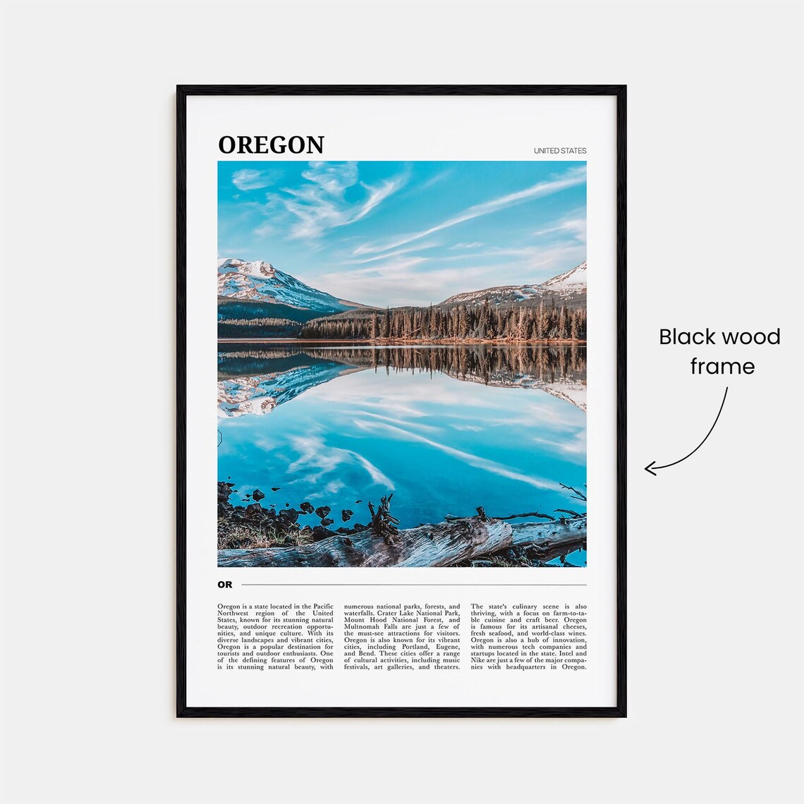 Oregon Travel Poster No. 2, Travel Poster - Image 2
